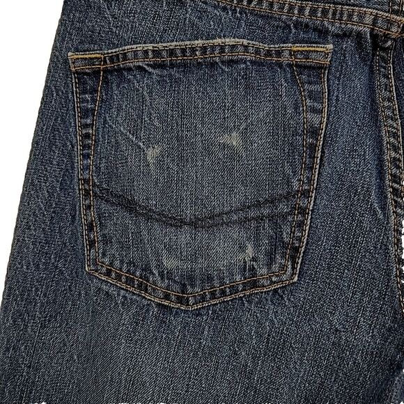 Bullhead Mens Jeans Actual Size 32x28 Dillon Skinny Frayed Hems Distressed - Picture 5 of 14